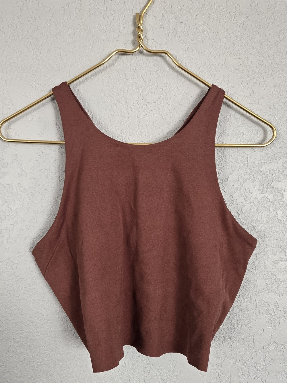 Nike Dri-Fit Yoga Sports Bra / Crop Tank - Deep Brown